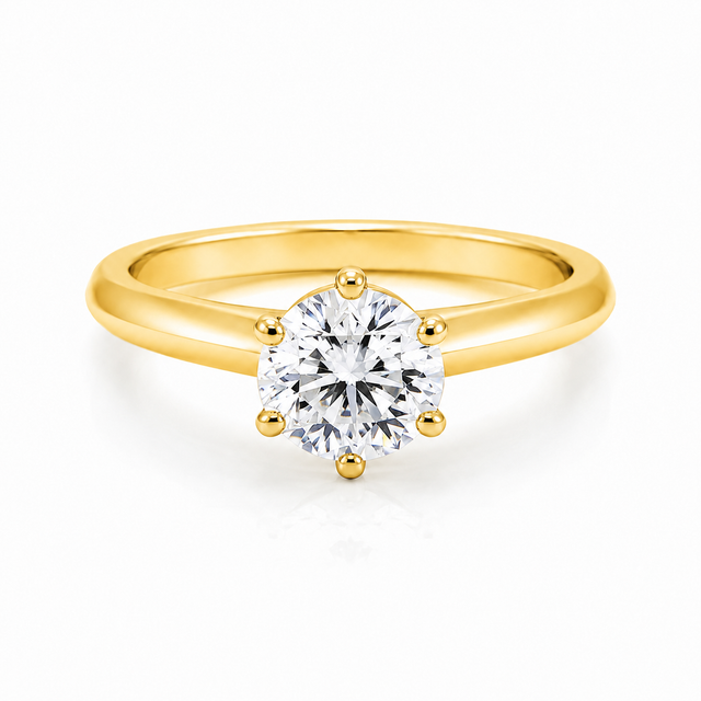 1.40 CT E/VS1 Solitaire Lab Grown Diamond Tiffany's Engagement Ring