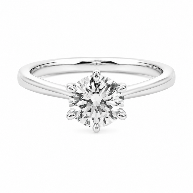 3.01 CT E/VS1 Lab Grown Diamonds Engagement Ring