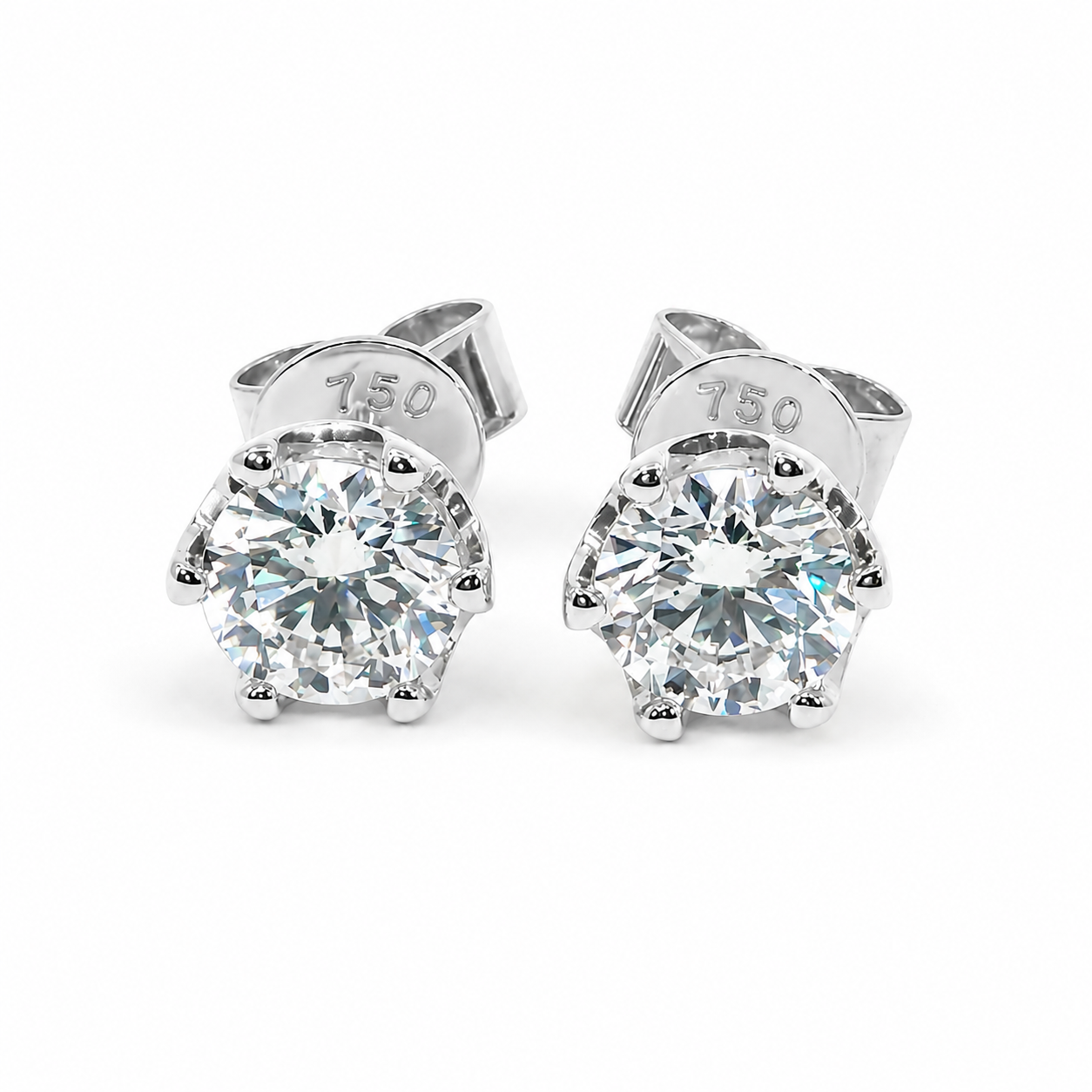 1.60 CT E/VS1 Classic Lab Grown Diamond Stud Earrings
