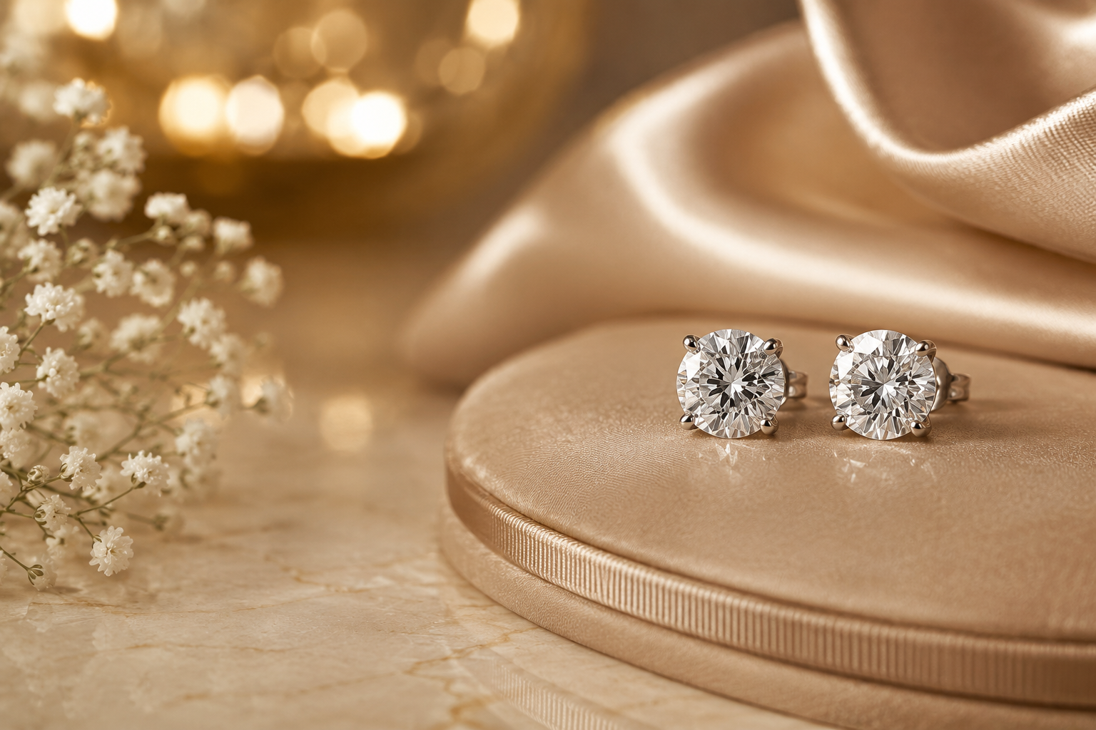 Diamond Stud Earrings: The Best Evening Party Jewellery Asset