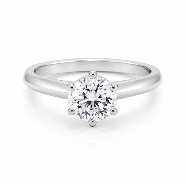 1.40 CT E/VS1 Solitaire Lab Grown Diamond Tiffany's Engagement Ring