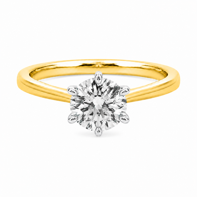 3.01 CT E/VS1 Lab Grown Diamonds Engagement Ring