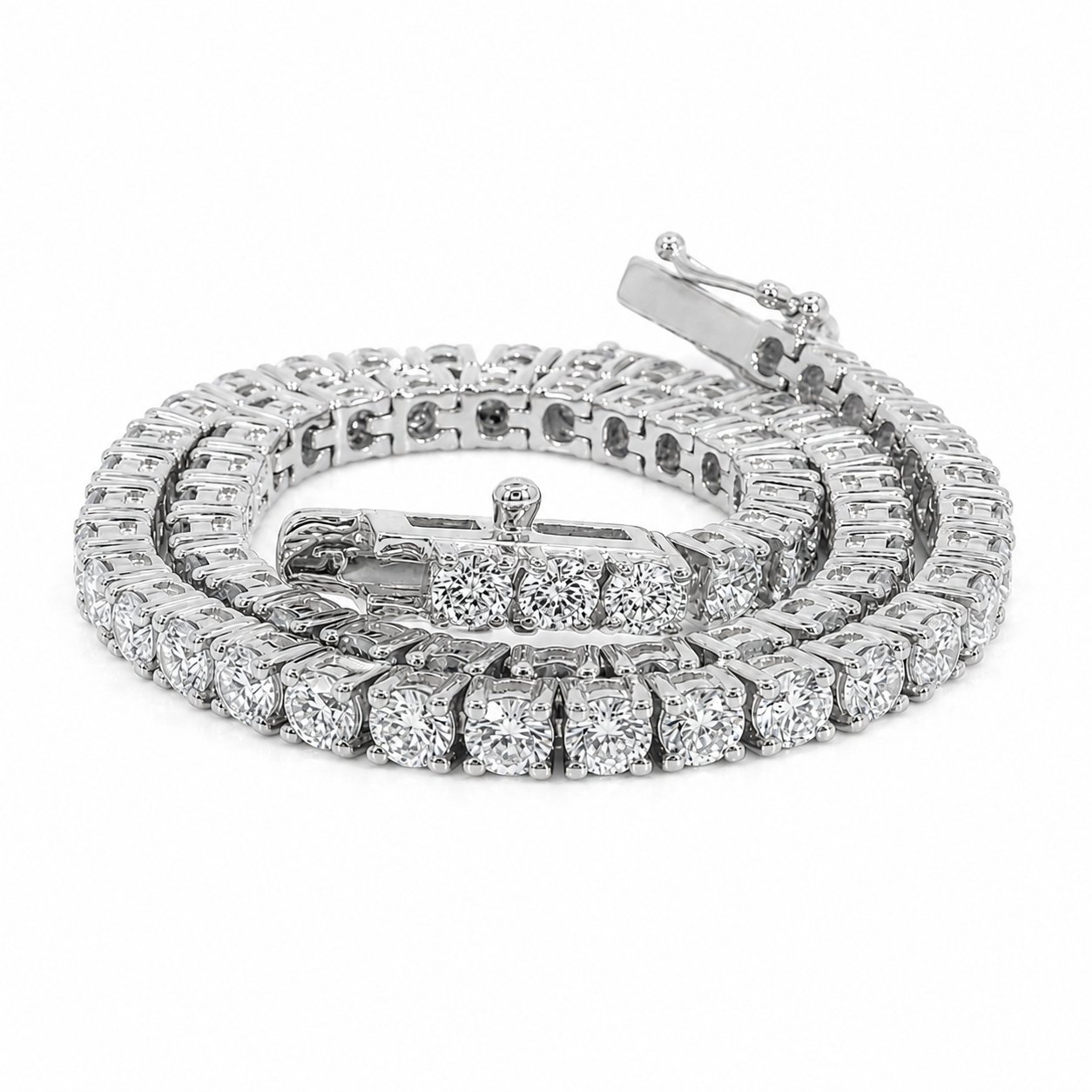 3.50 CT D-F/VVS2-VS Lab Grown Diamond Tennis Bracelet