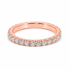 0.95 CT F-G/VS-SI1 Natural Diamond Eternity Wedding Band Ring
