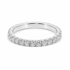 0.95 CT F-G/VS-SI1 Natural Diamond Eternity Wedding Band Ring