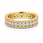 1.75 CT F-G/VS-SI1 Natural Diamonds Eternity Wedding Band Ring